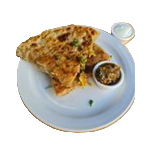 Paneer Piyaz Paratha